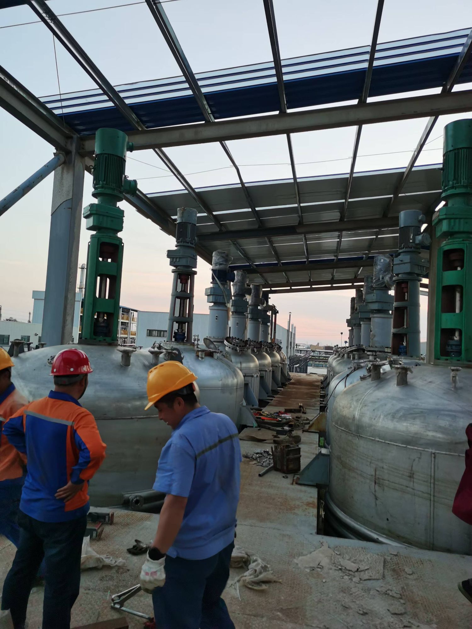 濮阳乐享化科新材料有限公司安装现场