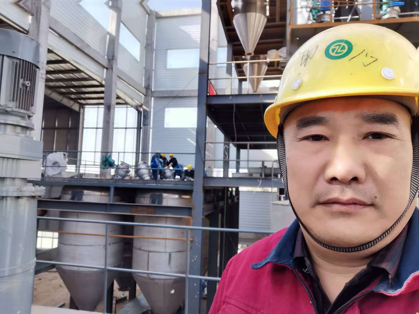 河南正佳能源环保二期安装调试现场